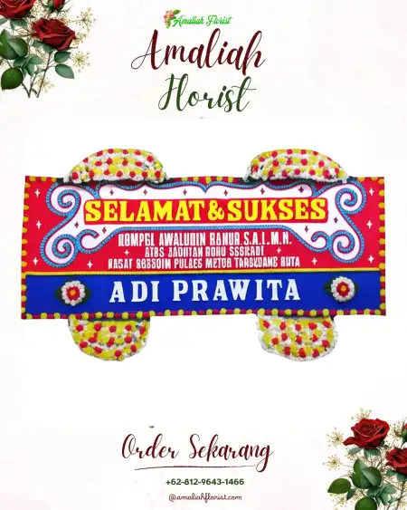 Papan Bunga Ucapan Selamat Dadap Ayam